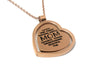 Image of Mother's Day Gift Jewelry - Rose Gold Plated Heart Pendant Necklace for Mom