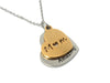 Image of Mother's Day Gift Jewelry Necklace- Amazing Mom Silver Gold Plated Heart Pendant