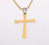 Image of Silver or GoldPlated Cross Necklace for Women, Girl
