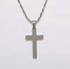 Image of Silver or Gold Plated Cross Pendant Necklace