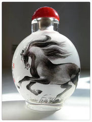 Inner Painting Horse Bottle Personalized