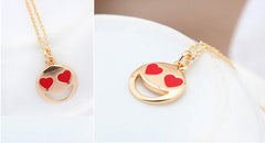 Smiley Emoji Gold Plated Fashion Pendant Necklace – Great Christmas Presents for Emoji Fans