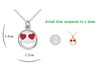 Image of Smiley Emoji Silver Plated Fashion Pendant Necklace – Great Christmas Presents for Emoji Fans