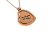 Image of Mother's Day Gift Jewelry - Rose Gold Plated Heart Pendant Necklace for Mom