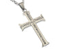 Image of Cross-Necklace-Philippians-4-13-Bible-Verse-Pendant-for-Men-Stainless-Steel